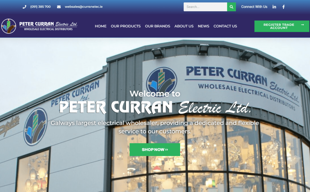 New Peter Curran Electric Website